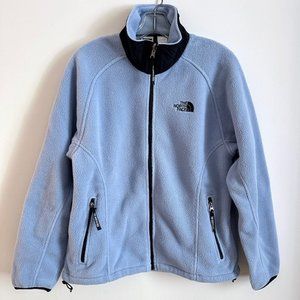 The North Face USA Vintage Fleece Polartec front zip pockets polyester jacket M